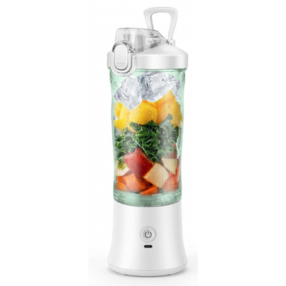 Ilvek Pro Portable Blender 600ml — USB Rechargeable Smoothie Maker with Fresh Fruit.